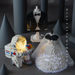 Custom Wedding Dress Building Blocks Set - Unique Proposal Gift