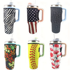 40oz Insulated Cup Sleeve - Keep Drinks Hot/Cold, Non-Slip Protection