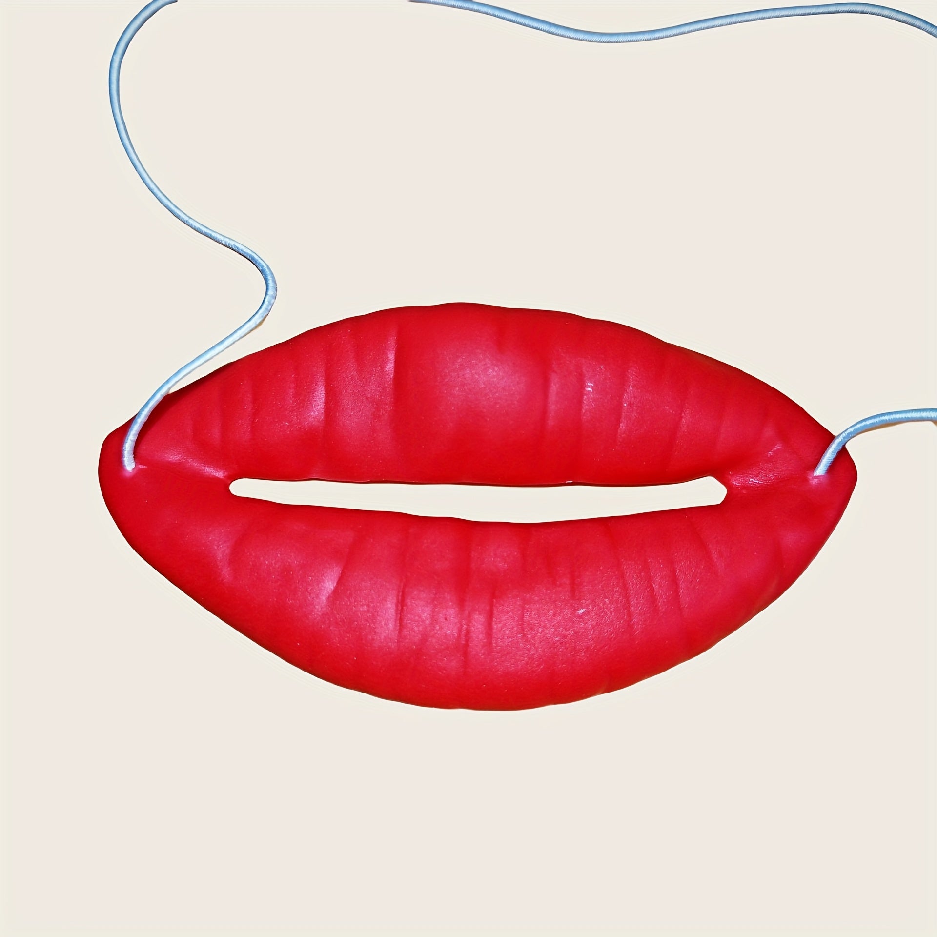 2pcs Pink Lips Funny Novelty Prank Accessories for Adults Party