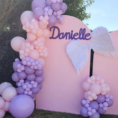 136pcs Pink Purple Balloon Garland Kit Wedding Bridal Shower