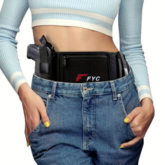 Hidden Belt Wallet Elastic Wide Belt