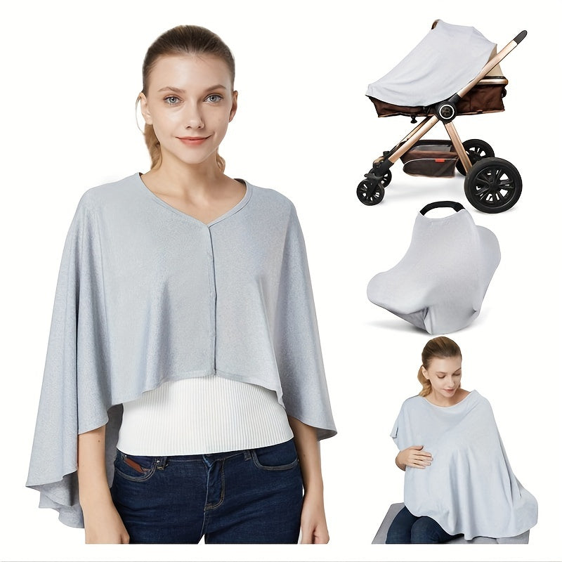 Breathable Nursing Cover with Rigid Hoop, Mother Nursing Apron