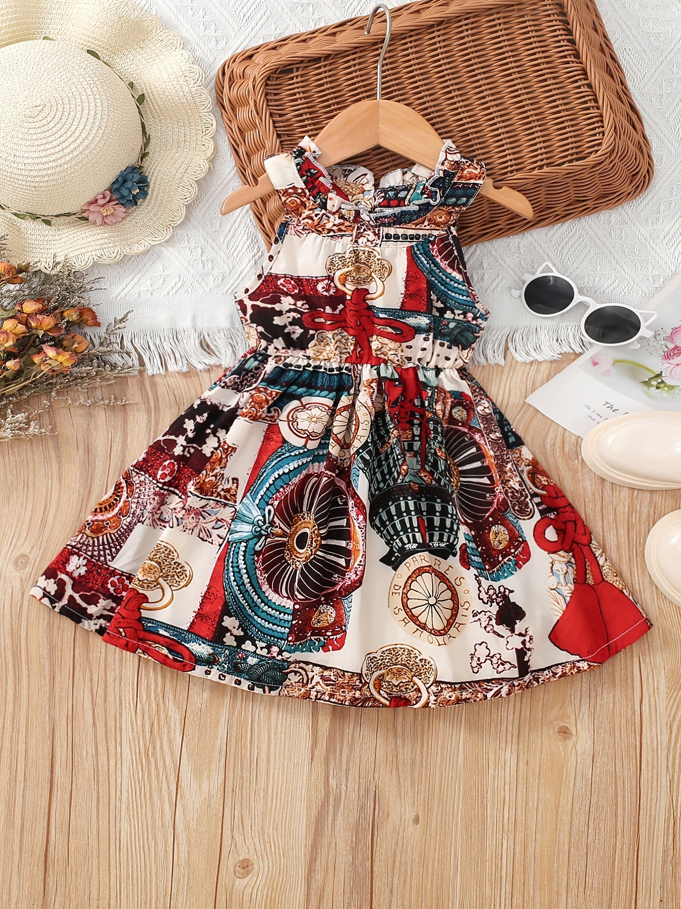 Girls Sleeveless Birthday Princess Dress Kids Summer Clothes