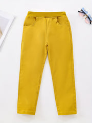 Boys Embroidery Letter Casual Pants Spring Autumn Kids Clothing