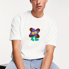 Men's Doodle Pattern T shirt Active Tee