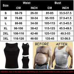 Men's Abdomen Slimming Vest Shirt