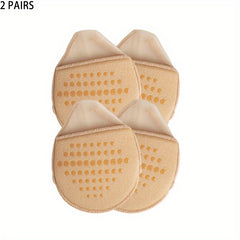 Women's Toe Topper Socks Metatarsal Pads Non Slip Cover with Padding