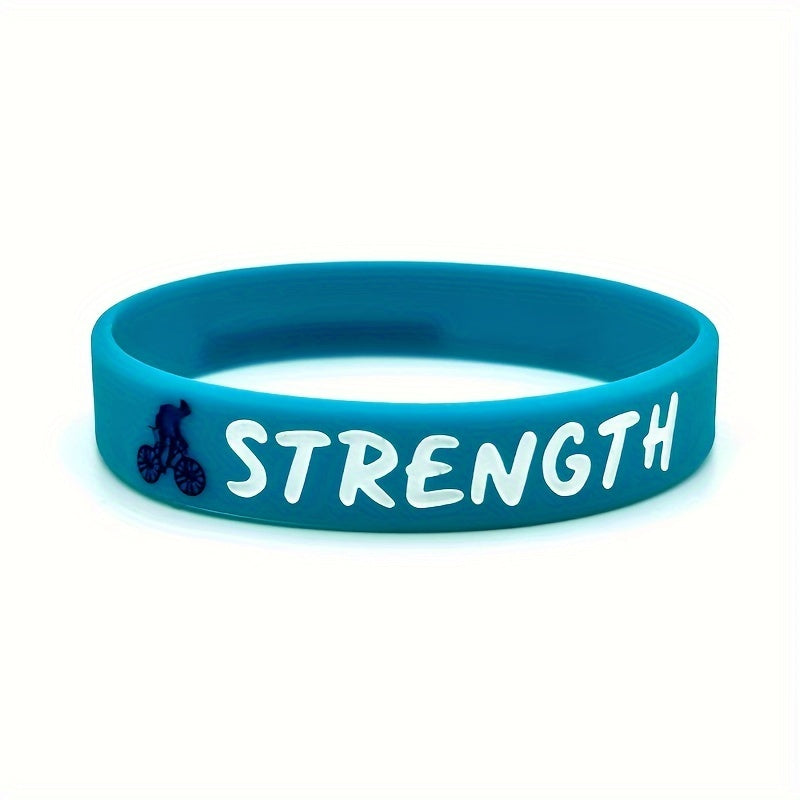 Silicone Bracelet Faith Hope Courage Basketball Wristband Women