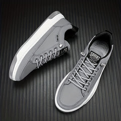 Men's Canvas Lace-up Sneakers Casual Shoes Breathable