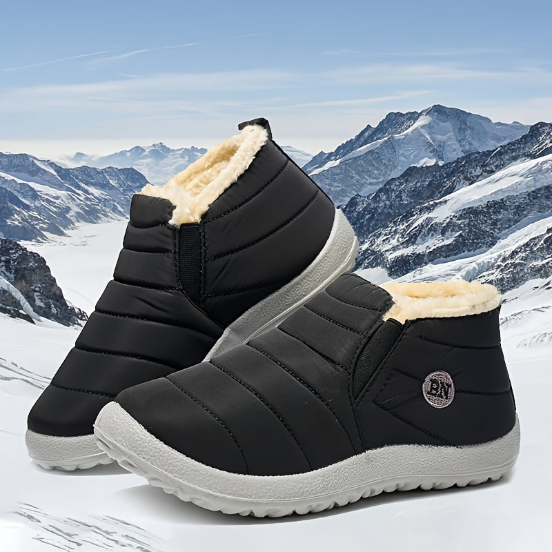 Women's Winter Boots Thick Plush Inner Warm Waterproof Snow Boots