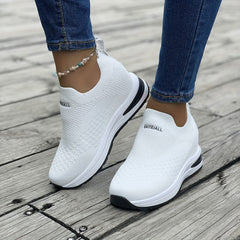 Women's Mesh Slip On Sneakers Low Top Casual Shoes