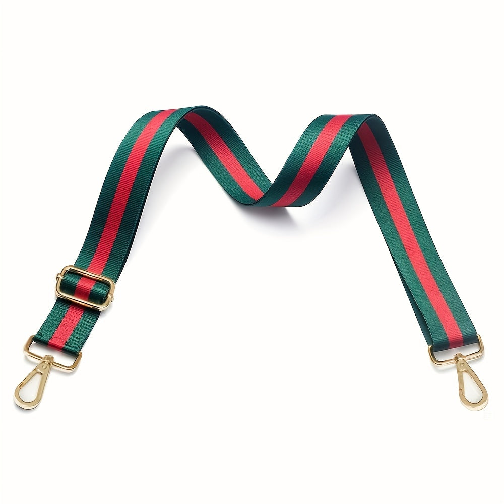 Colorblock Bag Strap Adjustable Shoulder Crossbody Strap