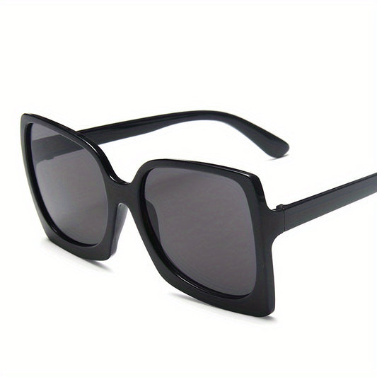 Oversized Square Frame Sunglasses UV400 Gradient Lens Beach Glasses