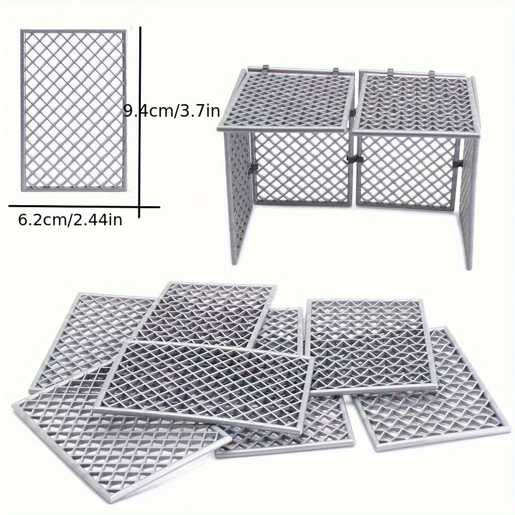20pcs Military Iron Fence Scene Decoration Accessories