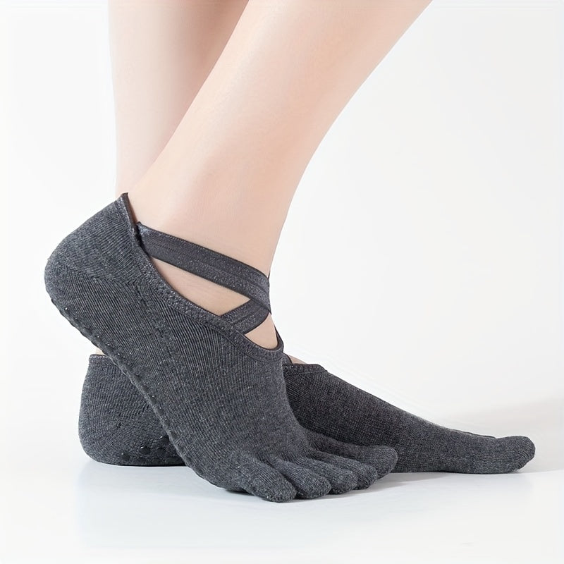Women's Yoga Socks Non slip Split Five Toe Socks