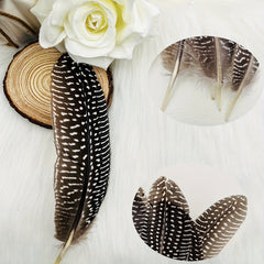 20pcs Natural Turkey Feather Craft Decoration Clothing Hats Home Party