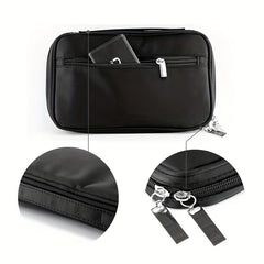 Makeup Brush Organizer Travel Cosmetic Bag with Handles