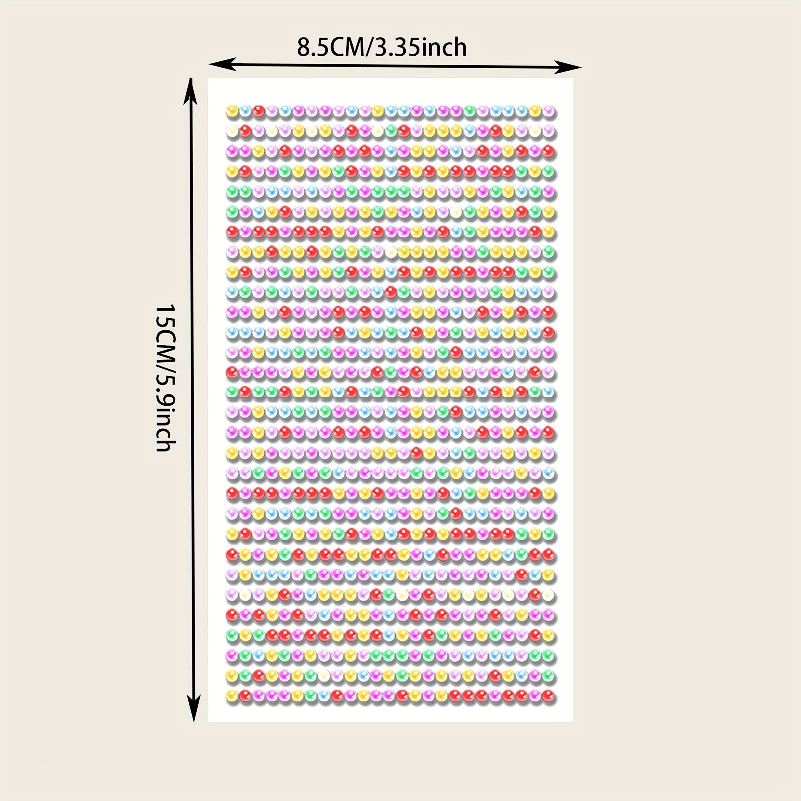 750 Pcs Extra Small Under Eye Makeup Rhinestone Stickers