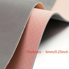 TPE Soft Non-slip Yoga Mat Widen Thicken Double Layer Pilates Mat