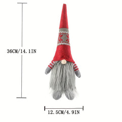 Xmas Faceless Old Man Plush Doll - Christmas Gift & Decoration