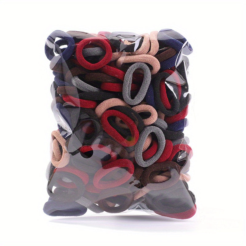 50 Piece Colorful Hair Ties Set - Cute Gift for Baby Girls