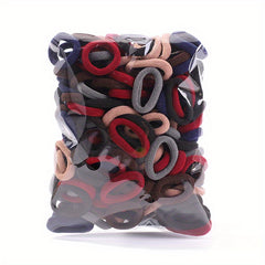 50 Piece Colorful Hair Ties Set - Cute Gift for Baby Girls