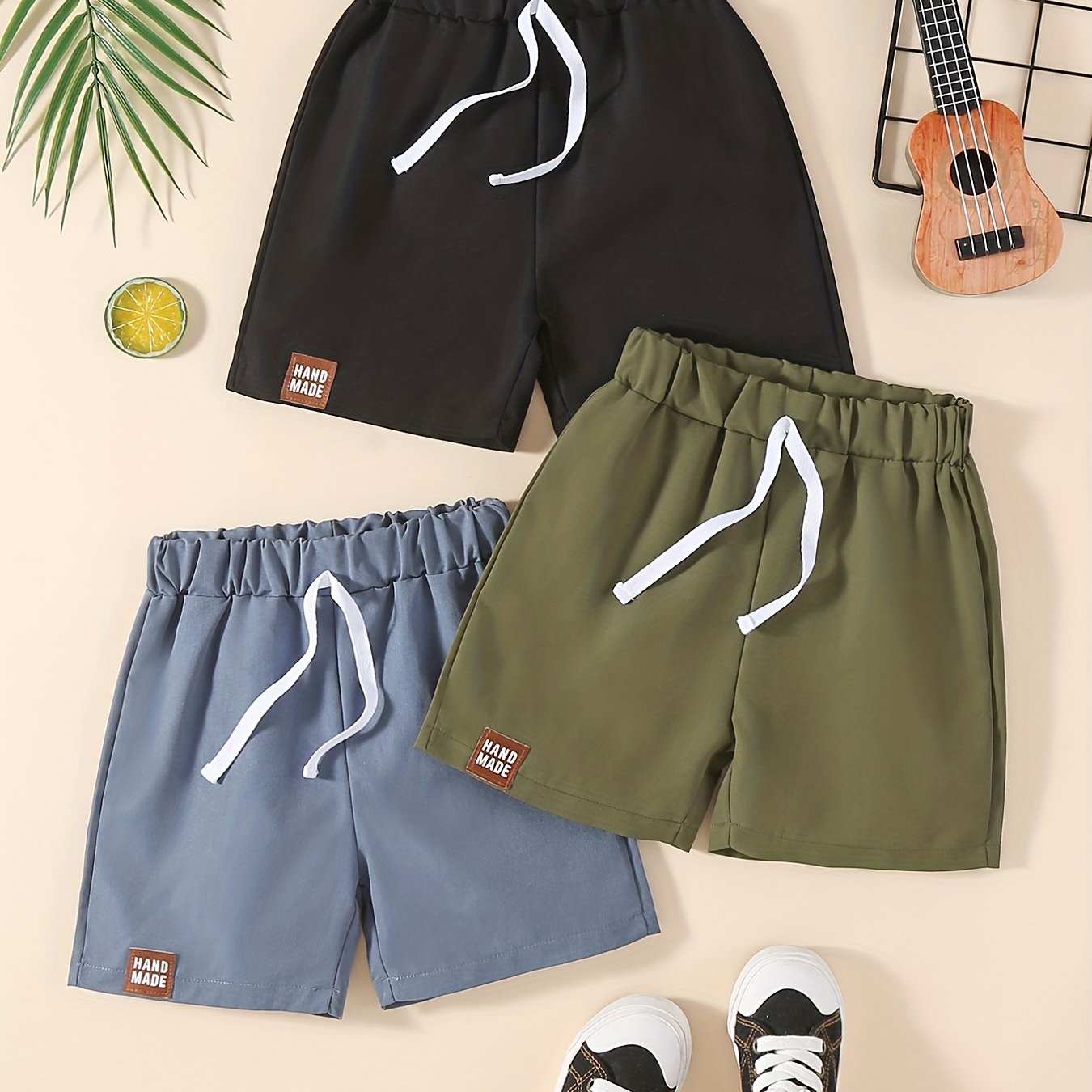 Boys Letter Pattern Comfortable Shorts for Summer Outdoor