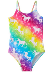 Toddler Girls Cartoon Cami Swimsuit