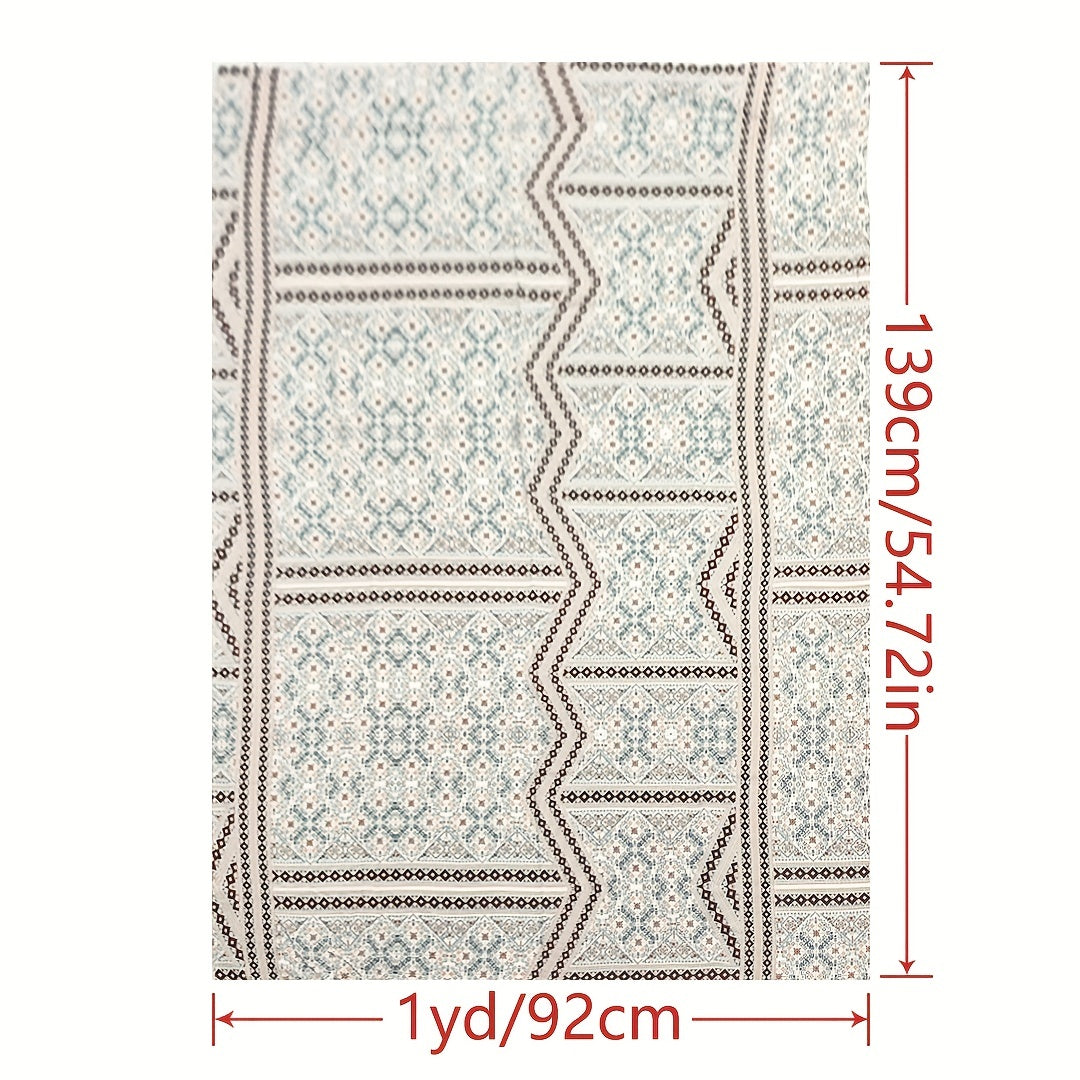 1yd Artificial Cotton Fabric Diy Cloth Pants Dress Diy Quilt Cover
