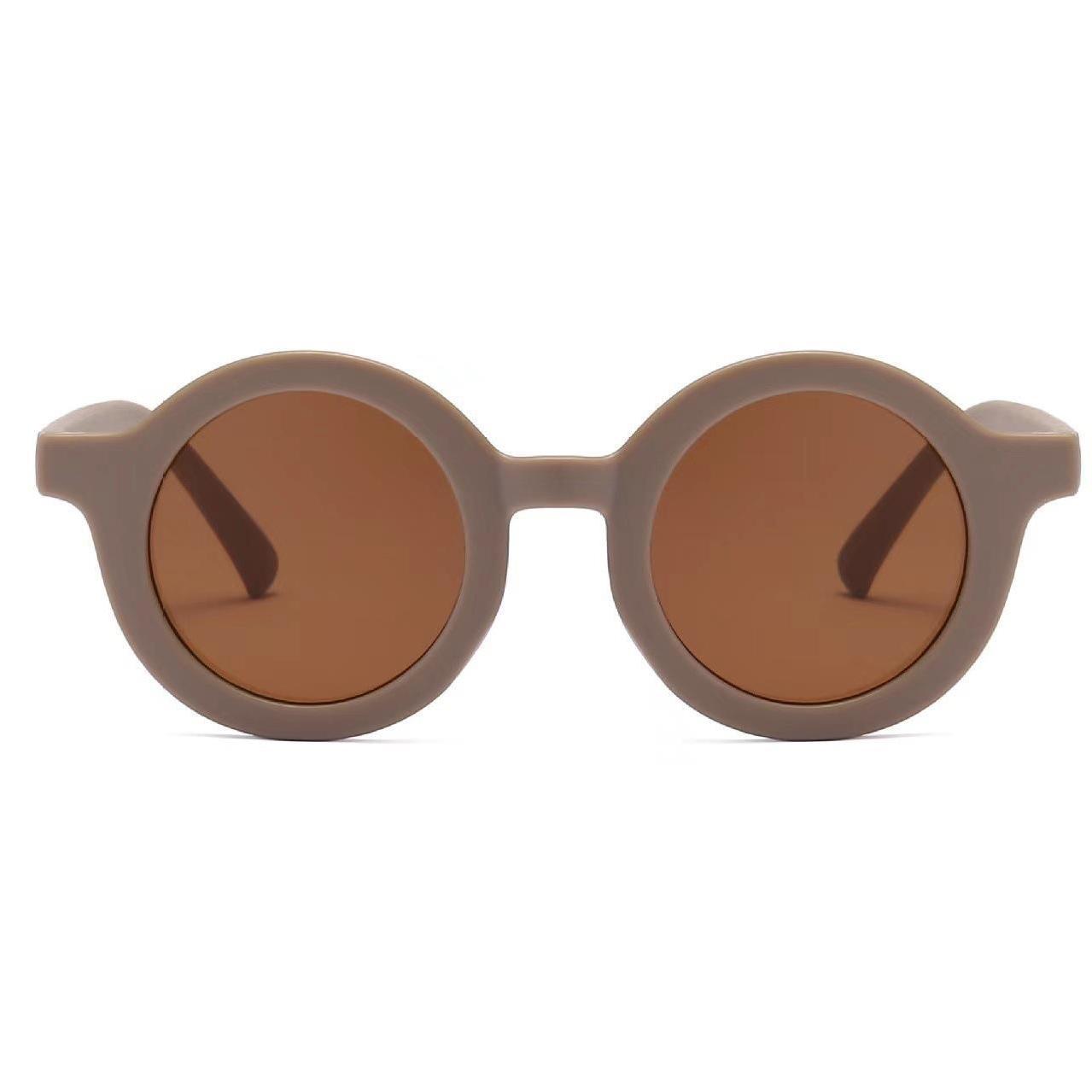Girl's Round Sunglasses Bright Colors Sun Protection Summer Outdoor Sports