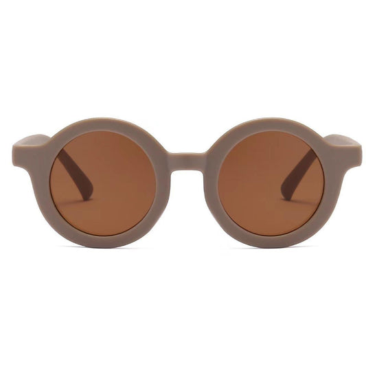 Girl's Round Sunglasses Bright Colors Sun Protection Summer Outdoor Sports