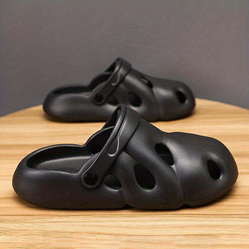 Men's Hollow Out Clogs Slip-on Soft Sole Sandals