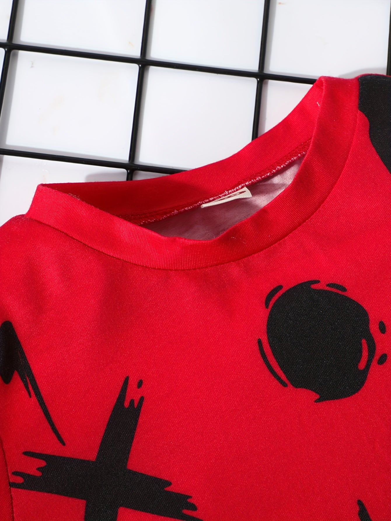 Boys Summer Sports Suit Graphic Tee & Trousers Set