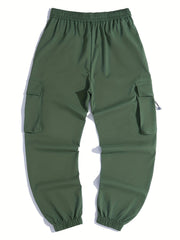 ACE Cotton Cargo Pants Men's Casual Drawstring Joggers