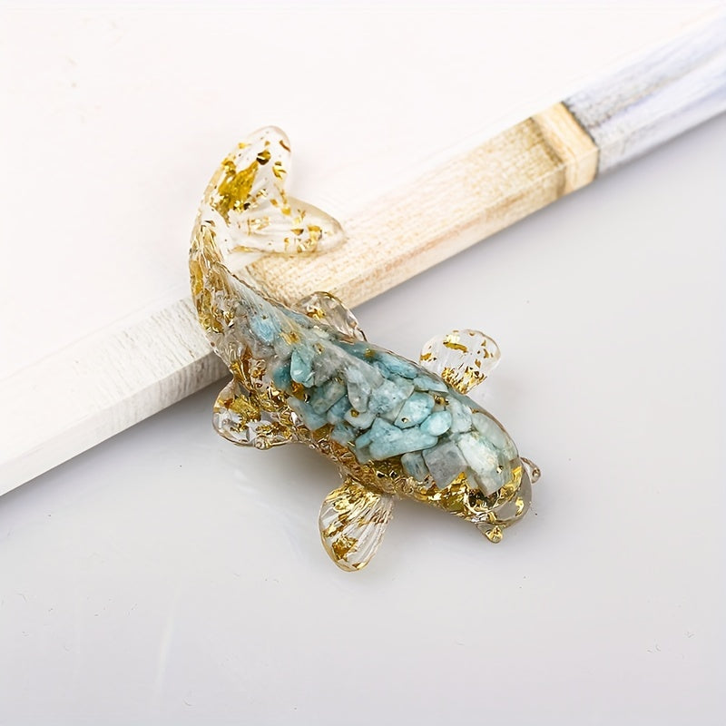 Resin Crystal Drop Glue Fish Small Ornaments Aquarium Decoration