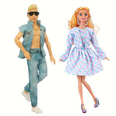 11'' Doll Clothes Long Sweater Spring Summer Style Toy Clothing Set