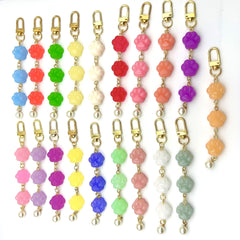 Cute Cat Paw Mini Keychain Resin Accessory for Women