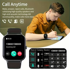 Sporty Heart Rate Monitoring Full Display Smart Watch For Men