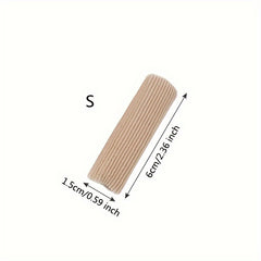 2pcs Moisturizing Toe Sleeves Anti-wear Foot Protective Sleeve