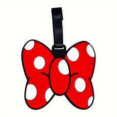Cartoon Shape Soft Surface Luggage Tags With Rope Boarding Tag