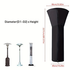 Outdoor Patio Heater Cover 210D Oxford Fabric Waterproof