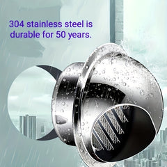 304 Stainless Steel Wind Cap Rainproof Hat Air Outlet Range Hood