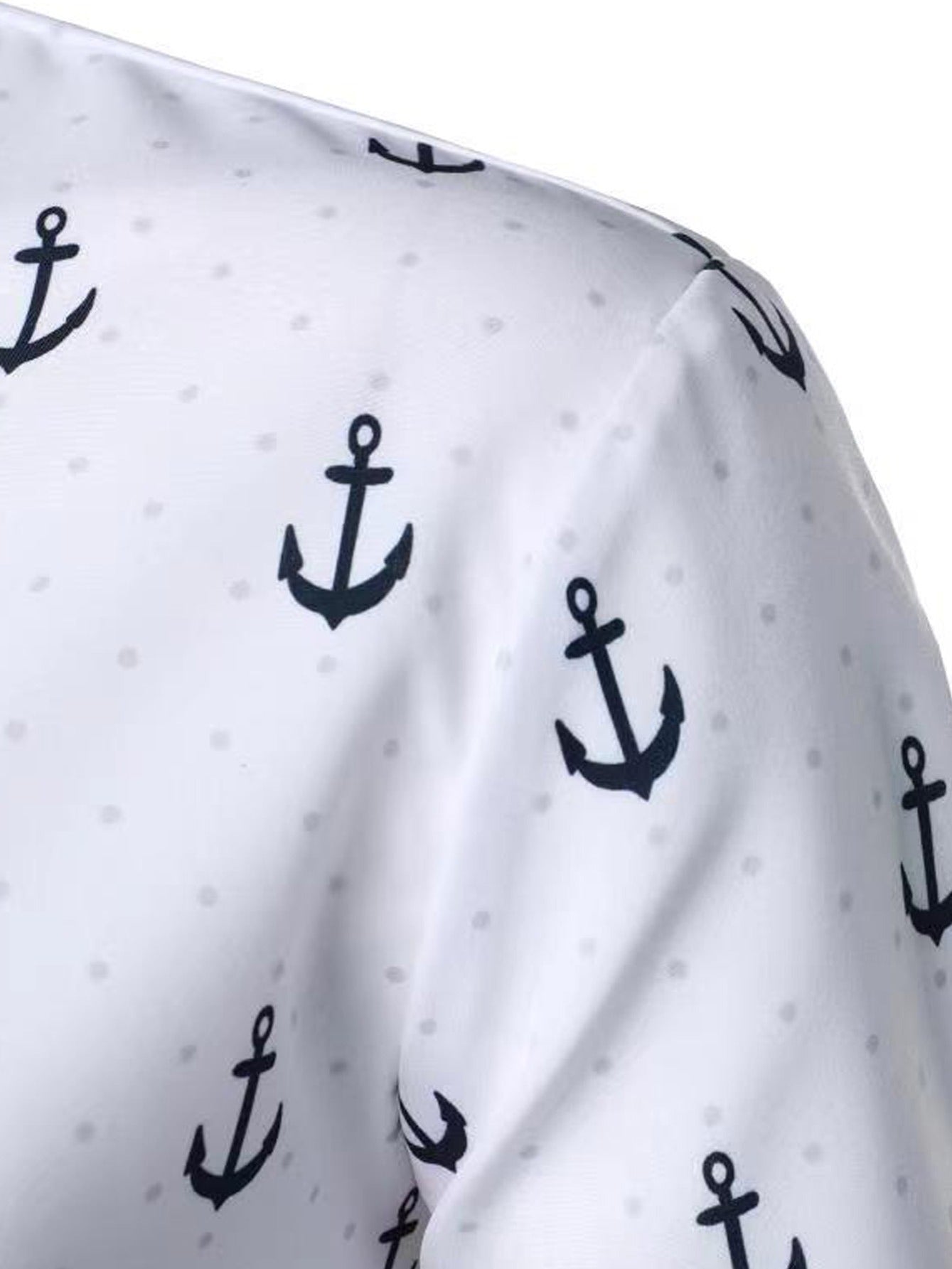 Floral Print Men Long Sleeve Casual Blouse