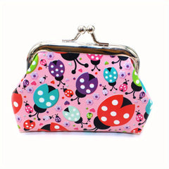 Ladybug Pattern Coin Purse Bag Animal Pouch Key Bag Birthday Gift