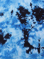 Tie Dye Full Body Print T-shirt & Shorts Set for Boys