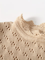Baby Hollow Out Sweater Romper Newborn Knitted Jumpsuit