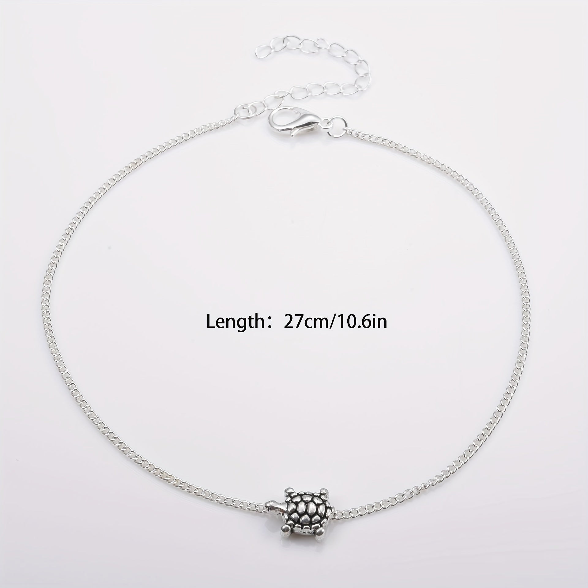Vintage Style Turtle Anklet Beach Alloy Ankle Bracelet