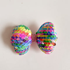 Sequins Children's Bow Duckbill Clip Hairpin Hair Accessories