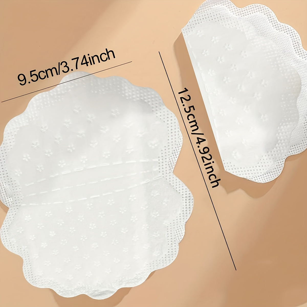 10pcs Ultra Thin Underarm Sweat Patches - Sweat Absorbing Collar Patch