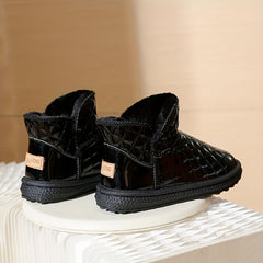 Women's Plush Lined Waterproof Ankle Boots